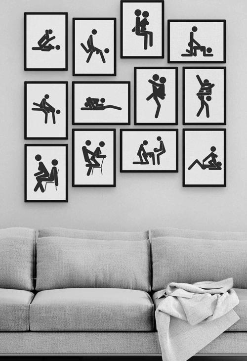 Pozisyonlar 12 Parça Ahşap Mdf Tablo Zlltb380