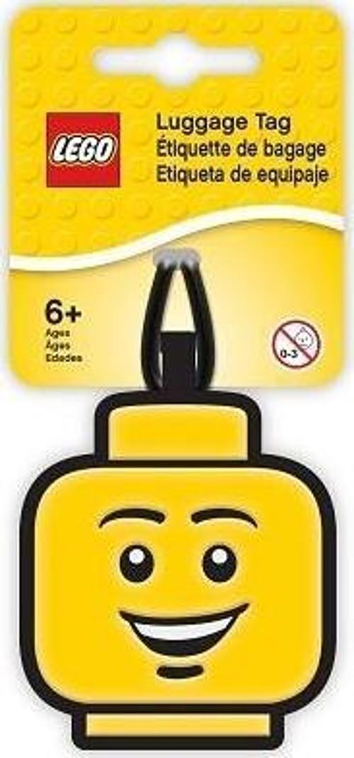 Bag / Luggage Tag, Silicone, Minifigure Head, Boy
