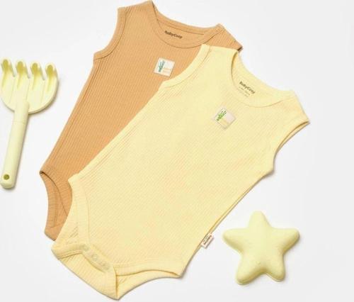 2 Li Askılı Body Csyb9013 Sarı 3-6 Ay