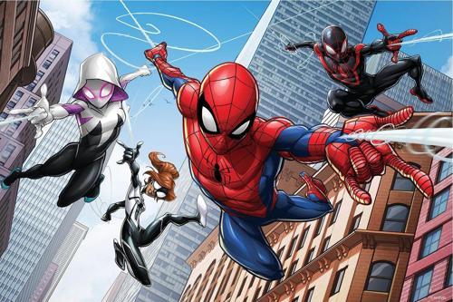 Prime 3D Marvel Spider-Man Çift Taraflı Puzzle 200 Parça 37534