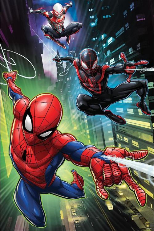 Prime 3D Marvel Spider-Man İkili Puzzle 200 Parça 10228