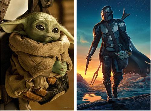 Prime 3D Star Wars The Mandalorian İkili Puzzle 200 Parça 10229