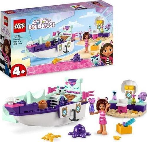 Gabby Dollhouse- Gabby ve Süslü Kedi’nin Gemisi ve Spa 10786 +4 Yaş (88 Parça)