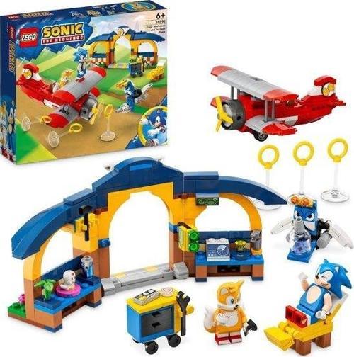 Sonic the Hedgehog Tails’in Atölyesi ve Tornado Uçağı 76991 +6 Yaş (376 Parça)