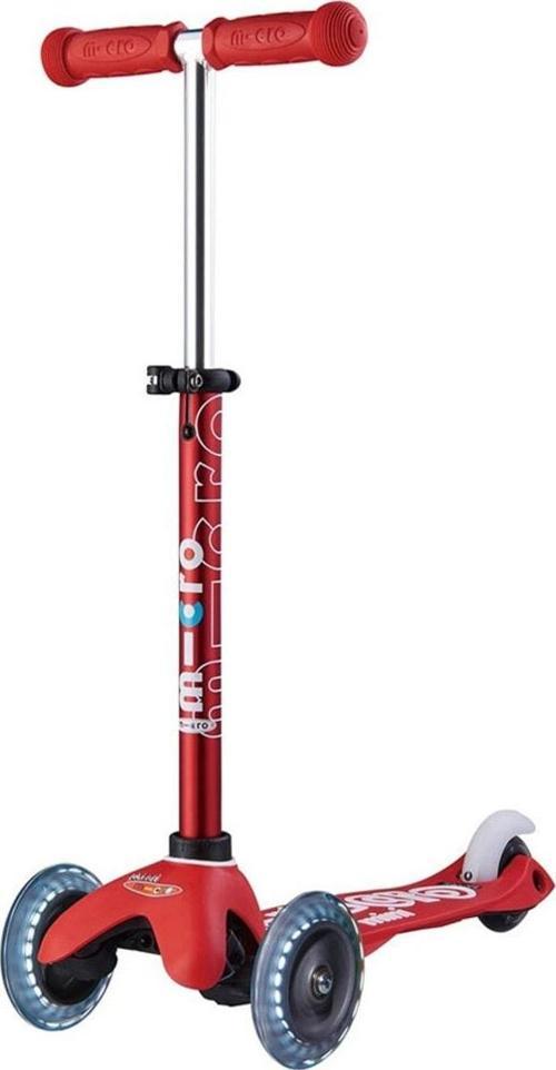 Mini Scooter Deluxe Işıklı Kırmızı Mmd052