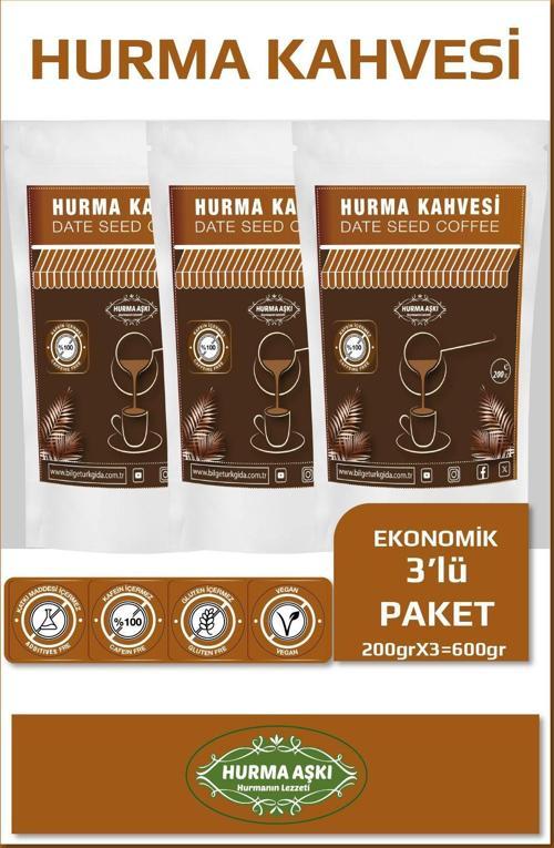 Hurma Kahvesi 200Grx3=600Gr
