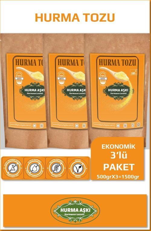 Hurma Tozu 500Grx3=1500Gr