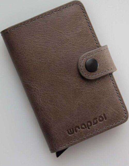 Mekanizmalı Cüzdan Tekli Vizon Deri