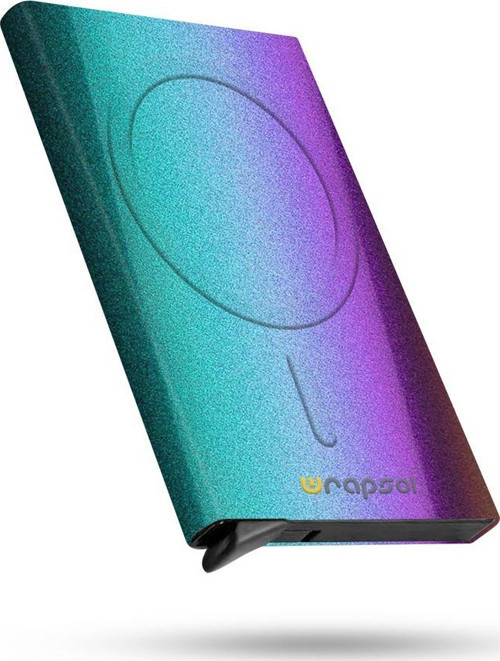 Magsafe Mekanizmalı Kartlık Rfid Korumalı Alüminyum Otomatik Kredi Kartlık Renkli Metalik Unicorn