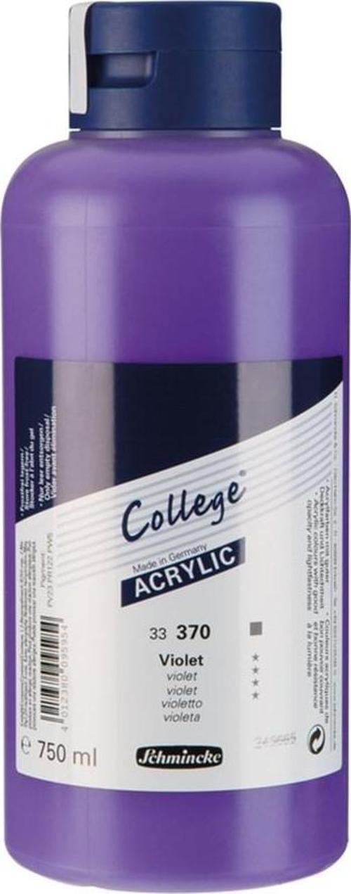 College Akrilik Boya 750ml - 370 Violet