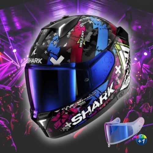 Skwal İ3 Hellcat Kapalı Kask - Mavi
