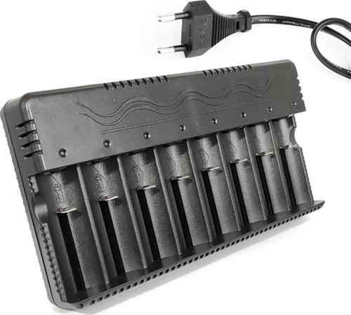 Ayt Powermaster PMR-21525 8 li Li-on Pil Şarj Cihazı Aleti 3.7V 1.2V 3.2V 26650 18650 16340 14500 Uyumlu