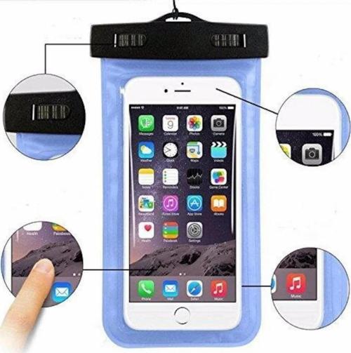Telefon Kılıfı Su Geçirmez Renkli Universal ( Boyun İpli )