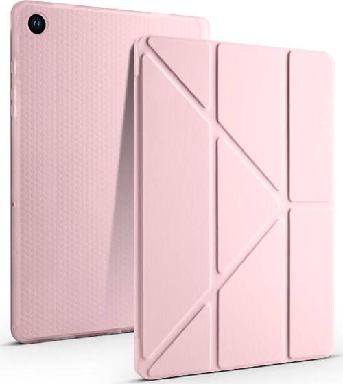 Xiaomi Redmi Pad SE 8.7 inç Kılıf 4'lü Stant ve Antişok Özellikli Kalemlikli Uyku Modlu Trifold Kılıf