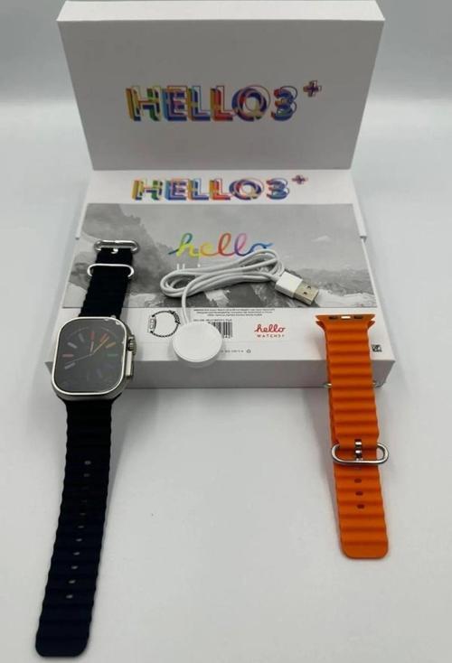 Hello Watch 3 Amoled 2 Kordonlu Ultra 49mm Watch 8 Wireless Şarj Pusula 4gb Akıllı Saat 450 Mah