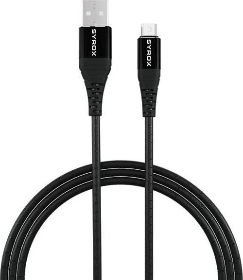 C89 2.0A 1mt Metal Başlıklı USB-A - Micro USB Şarj & Data Kablosu - Siyah