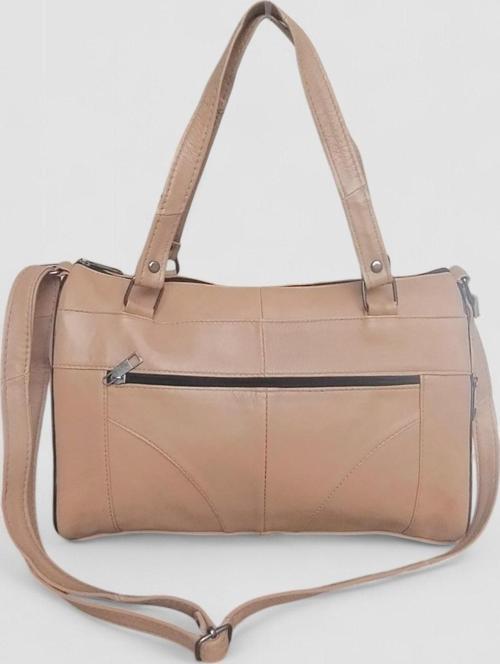 Hakiki Deri Beş Bölmeli Kadın El ve Omuz Çantası LD332