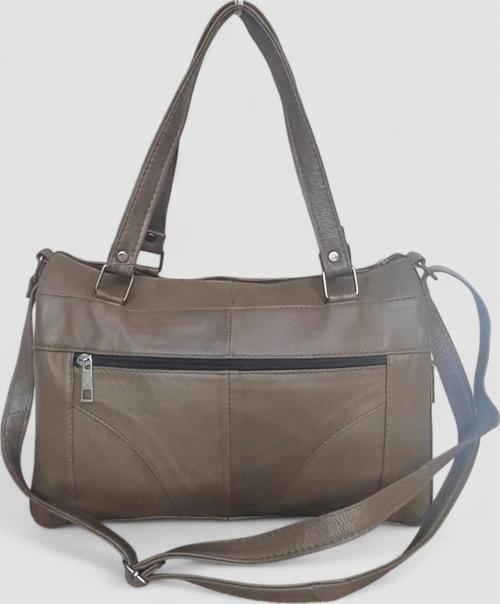 Hakiki Deri Beş Bölmeli Kadın El ve Omuz Çantası LD332