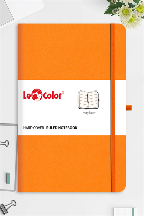 Tarihsiz Klasik Defter Rec Note 13x21 Çizgili Turuncu