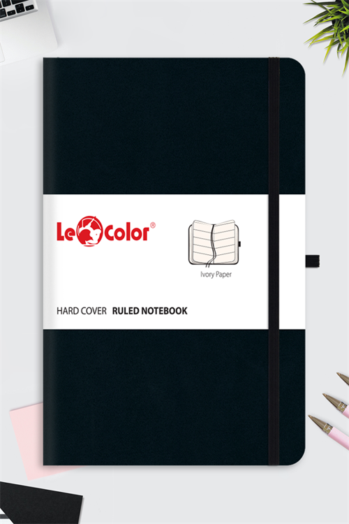 Tarihsiz Klasik Defter Rec Note 13x21 Çizgili Siyah