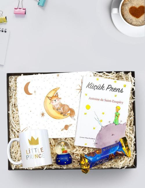 Mouse Pad &  Küçük Prens Kar Küresi & Tasarım Kupa & Godiva Domes  & Küçük Prens Kitap Hediye Seti