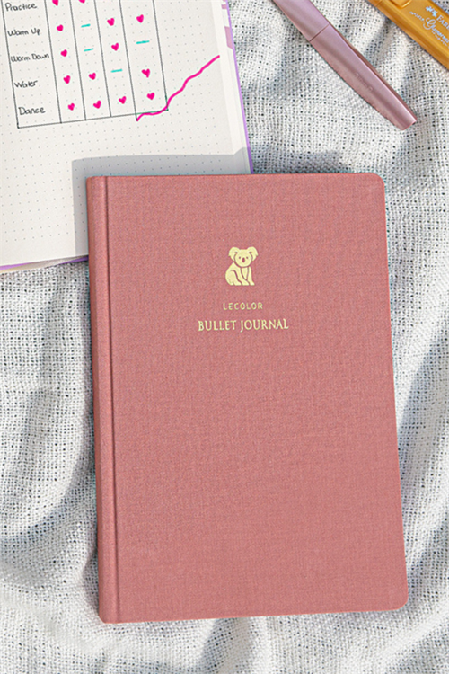 17X24 Keten Noktalı Bullet Journal Defter Koala