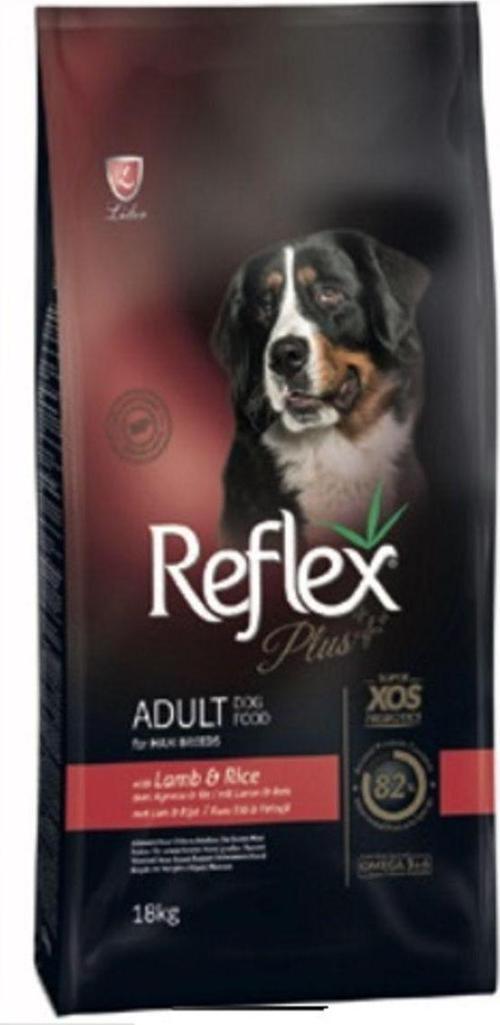 Plus Kuzu Etli Ve Prinçli Büyük Irk Yetişkin Köpek Maması 18 Kg