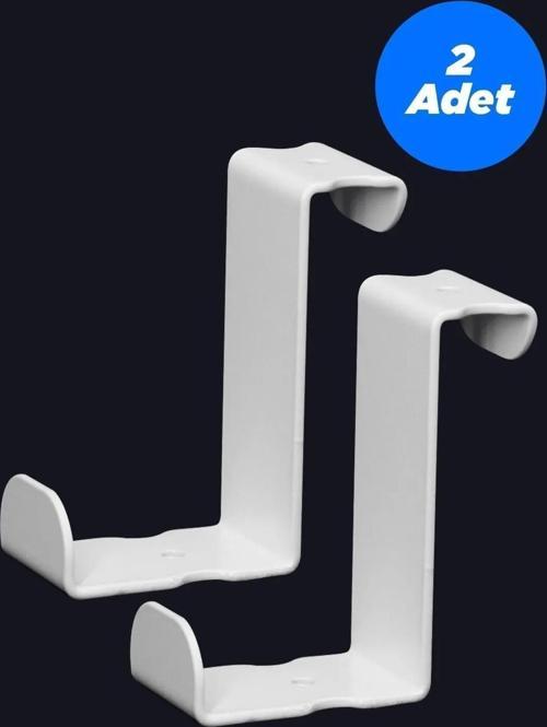 Askılık Kapı Arkası Bornoz Askılığı Mutfak Banyo Askılığı Havlu Askılığı Elbise Askılık 2 Adet Beyaz Tekli