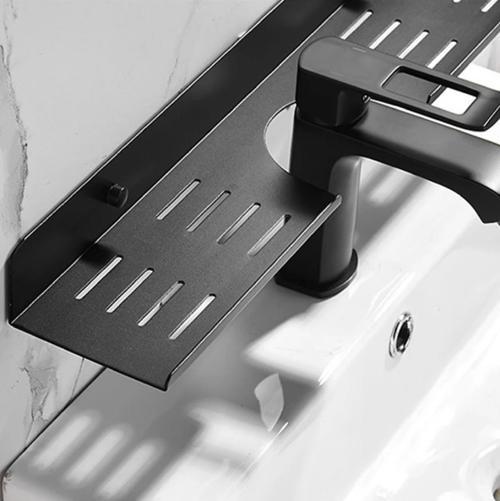 Metal Banyo Mutfak Düzenleyici Mutfak Organizer Şampuan Rafı 30 Cm