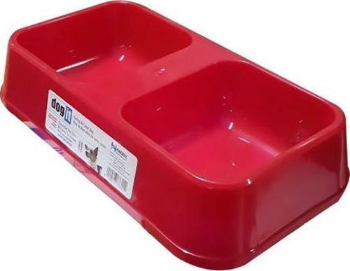 Hagen Dogit Plastik İkili Köpek Mama Kabı Diner Small