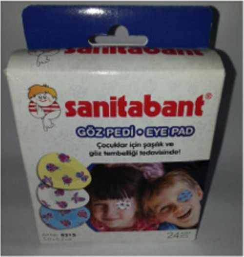 Sanitabant Göz Pedi Çocuklar Için 24 Adet