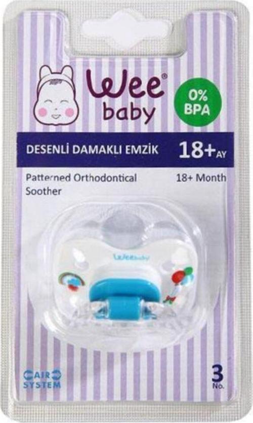 Wee Silikon Damaklı Desenli Emzik No:3