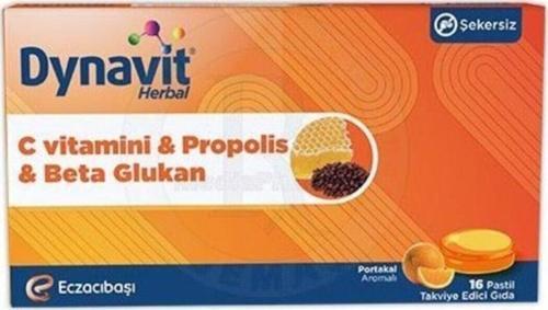 Herbal Vitamin C & Propolis & Betaglukan 16 Pastil