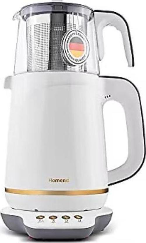 Royaltea 1760H 1800 W Konuşan Çay Makinesi Krem Gold