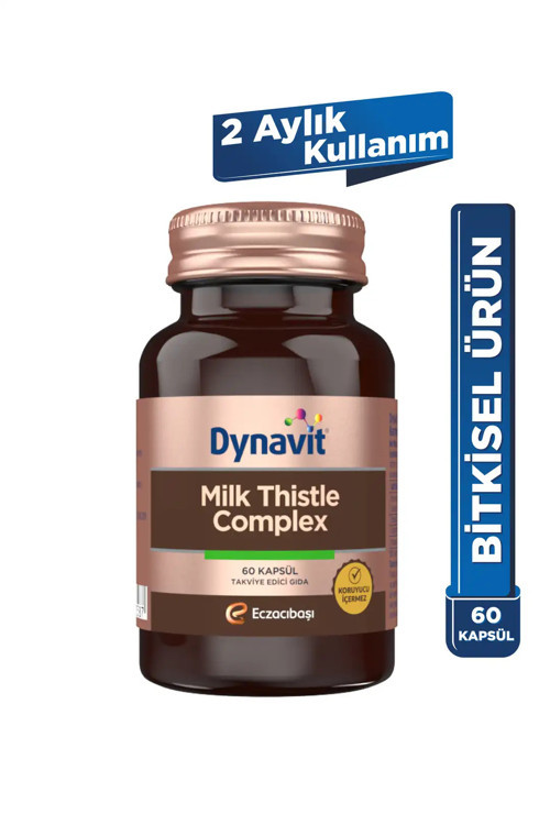 Milk Thistle Complex 60 Kapsül - Deve Dikeni Tohum,Silimarin,Enginar, Maydanoz - Karaciğer Sağlığı