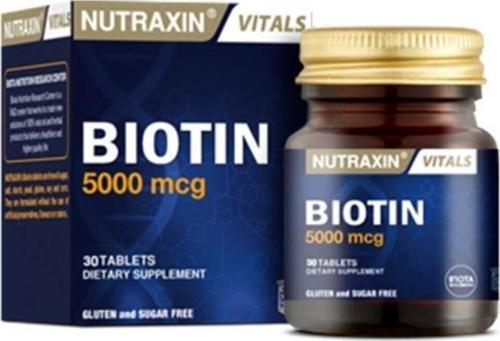 Biotin 5000 Mcgr Takviye Edici grıda 30 Tablet
