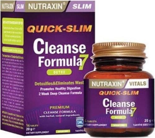 Quick Slim Cleanse Formula 7 Detox 14 Tablet
