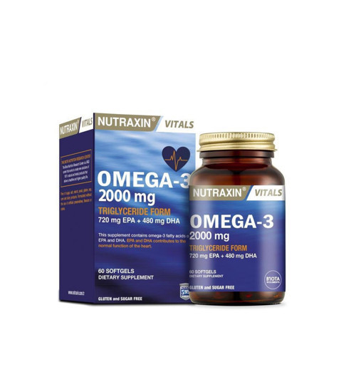 Omega 3 Balık Yağı 2000 mg 60 Kapsül