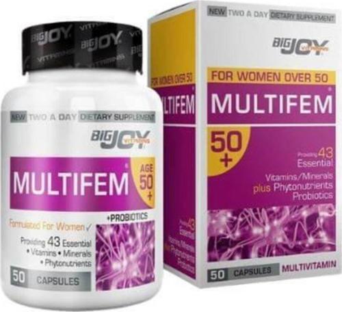 Vitamins Multifem 50+ 50 Kapsül