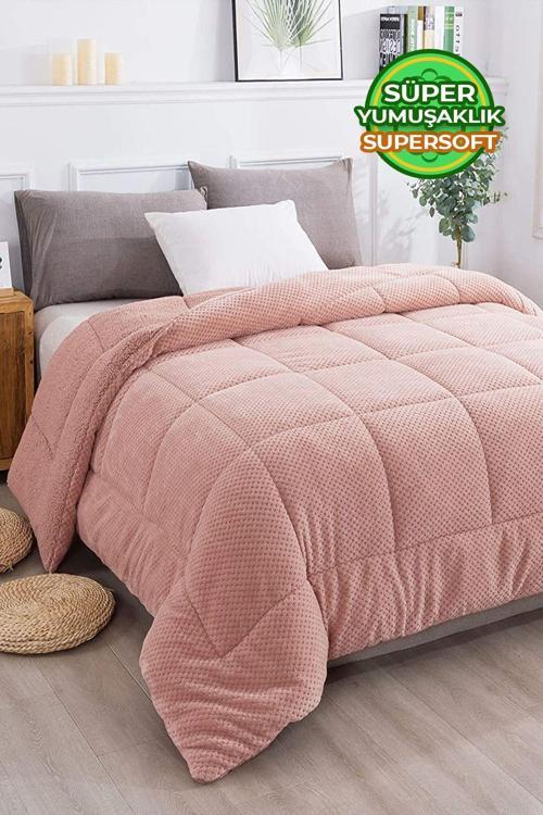 Ultra Yumuşak Çift Taraflı Wellsoft Peluş Yorgan Çift Kişilik (Battaniye / Nevresim) 200x220 cm