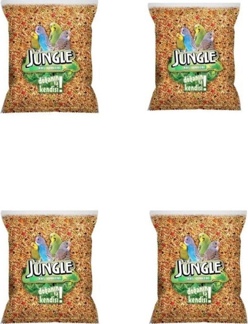 4 Adet Jungle Poşet Muhabbet Yemi 500 gr
