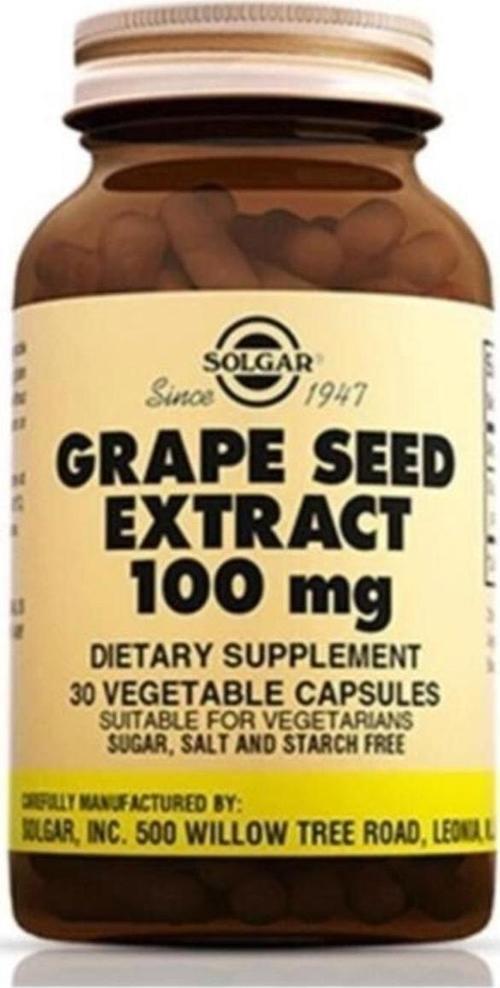 Grape Seed Extract 100 Mg 30 Kapsül