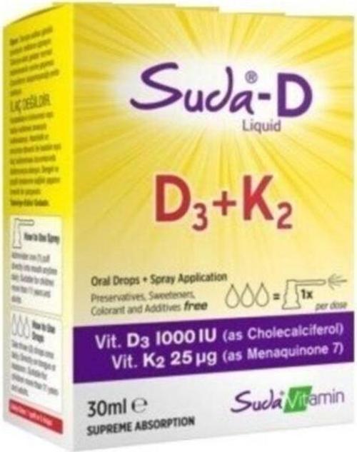 D Vitamin D3 K2 Liquid 30 ml