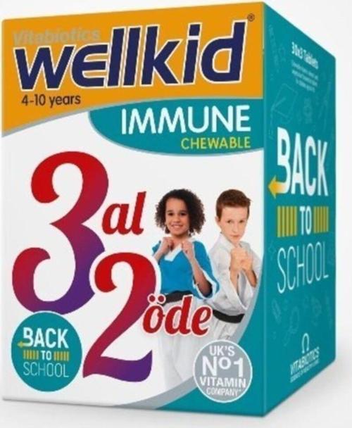 Vıtabıotıcs Wellkıd Immune Chewable 30 Tablet