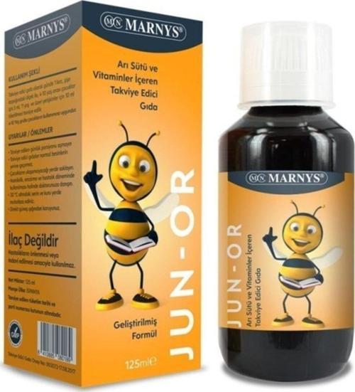 Junor Arı Sütü Ve Multivitamin Şurup 125 Ml