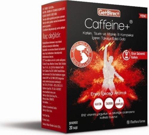 Get Direct Caffeine Kafein,Taurin Ve Vit B Kompleks 20 Saşe