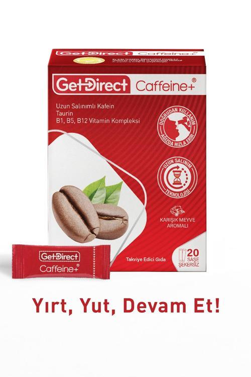 Get Direct Caffeine Kafein,Taurin Ve Vit B Kompleks 20 Saşe