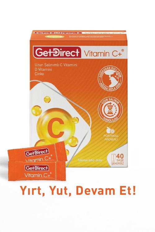 Get Direct Vitamin C+ 40 Şase Takviye Edici Gıda