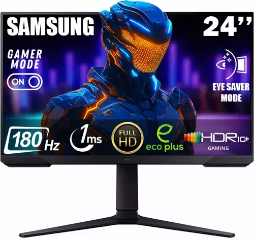 Odyssey G3 LS24DG302EUXUF 24" 1 ms Full HD Pivot 180 Hz Oyuncu Monitörü