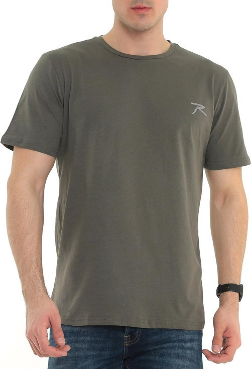 Erkek %100 Pamuk T-Shirt GRAVIS HAKİ